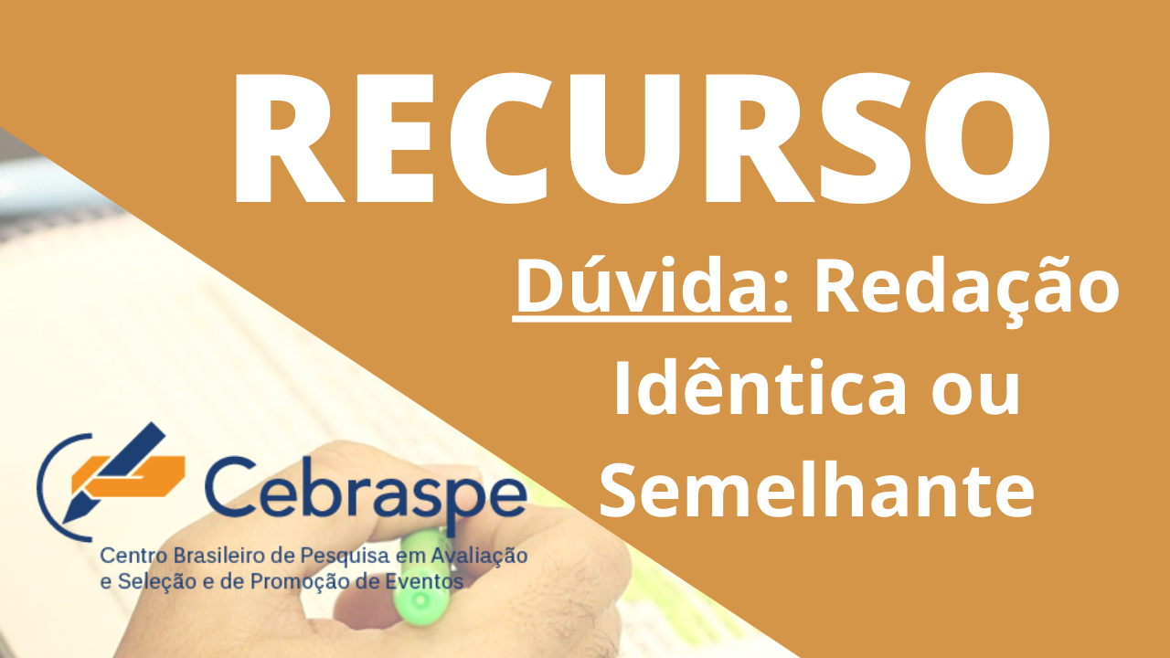 Recurso aspecto Cebraspe