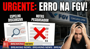 🆘 URGENTE Concurso CPRM: FGV errou nas notas e no Espelho da Prova Discursiva para PESQUISADOR